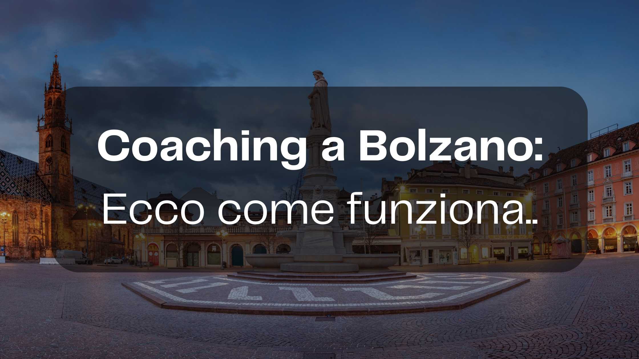 coach a Bolzano